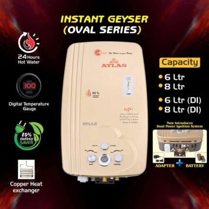 Instant Geyser (Oval Series) - 6 Ltrs, 8 Ltrs, 10 Ltrs